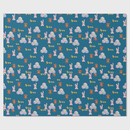 Happy Toddler Birthday ラッピングペーパー (フラット)