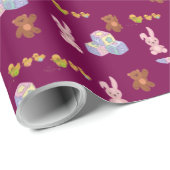 Happy Toddler Birthday wine colored ラッピングペーパー (ロールコーナー)