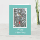 Happy Together/Anniversary/male & female深紅色 カード (正面)