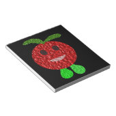 Happy Tomatoメモ帳 ノートパッド (アングル)