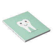 Happy Toothの漫画の歯科医ブラシ歯ブラシ ノートパッド (アングル)