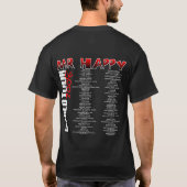 happy Tour氏の2008年のTシャツ Tシャツ (裏面)