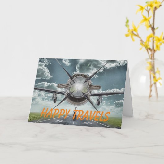 Happy Tours Greeting Card カード (黄色い花)