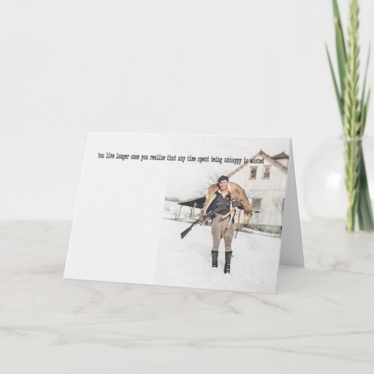 HAPPY TRAILSグリーティングカード サンキューカード (正面)