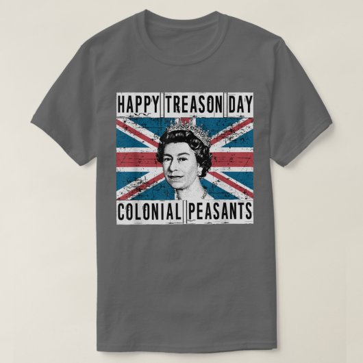 Happy Treaton Dayイギリス7月4日 Tシャツ (デザイン正面)