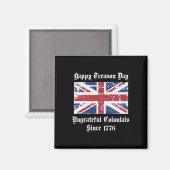 Happy Treaton Day Ungrady Colonialsシャツ4th O マグネット (正面/裏面)