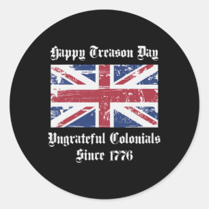 Happy Treaton Day Ungrady Colonialsシャツ4th O ラウンドシール