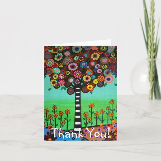 HAPPY TREE Thank You Card サンキューカード (正面)