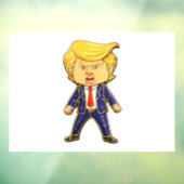 Happy Trump Lapel Pin Chibi Cartoon Funny Meme Pop ウィンドウサイン (シート3)