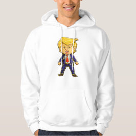 Happy Trump Lapel Pin Meme Angry Trump Pop Art パーカ