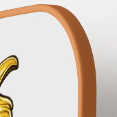 Happy Trump Lapel Pin Meme Angry Trump Pop Art ピックルボールラケット (左詳細)