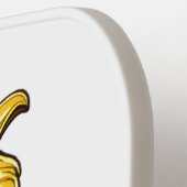 Happy Trump Lapel Pin Meme Angry Trump Pop Art ピックルボールラケット (左詳細)