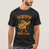 Happy Turkey Day Cute Little Pilgrim Thanksgiving  Tシャツ (正面)