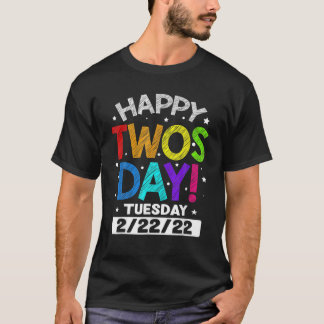Happy Twosday Tuesday 22222 Boys Girls February 22 Tシャツ