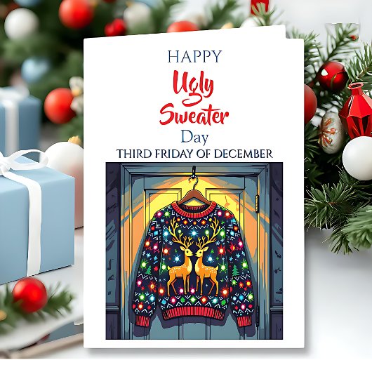 Happy Ugly Sweater | 十二月の第三金曜日 カード