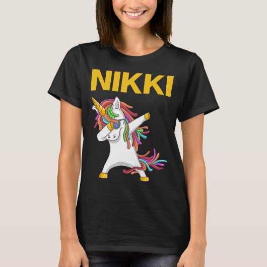 Happy Unicorn - ニッキー名義 Tシャツ (正面)