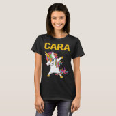 Happy Unicorn - Cara Name Tシャツ (正面フル)