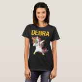 Happy Unicorn - Debra Name Tシャツ (正面フル)