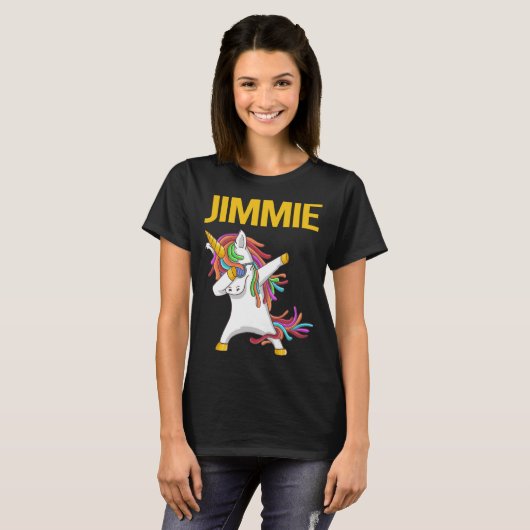 Happy Unicorn - Jimmie Name Tシャツ (正面フル)