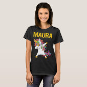 Happy Unicorn - Maura Name Tシャツ (正面フル)