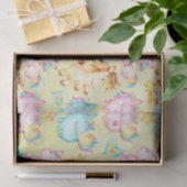 Happy Unicorns Pattern-Unicorn Love in Yellow 薄葉紙 (ギフト)