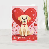 Happy valentine カード (正面)