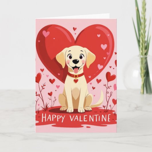 Happy valentine カード (正面)