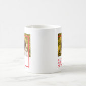 Happy Valentine Custom Photo コーヒーマグカップ (中央)