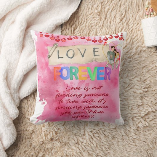 Happy Valentine Day クッション (ブランケット)