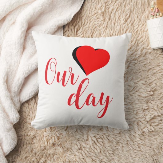 Happy Valentine Day クッション (ブランケット)