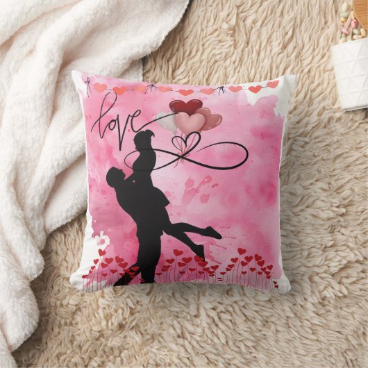 Happy Valentine Day クッション (ブランケット)