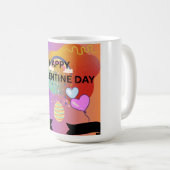 HAPPY VALENTINE DAY コーヒーマグカップ (正面右)