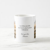 happy valentine day script モダン arch 2写真 コーヒーマグカップ (中央)