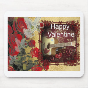 Happy Valentine Day Tunes in myハート マウスパッド