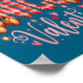 Happy Valentine Nurse Nicu Valentines Day Shirt Nu ポスター (角)