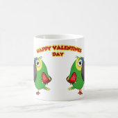 HAPPY VALENTINE PARROT コーヒーマグカップ (中央)