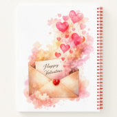 Happy Valentine Romantic Love Notebook ノートブック (裏面)
