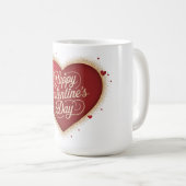 Happy Valentine’s Day コーヒーマグカップ (正面右)