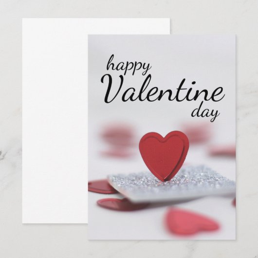 Happy Valentine’s Day 招待状 (正面/裏面)