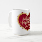 Happy Valentine’s Day -2 コーヒーマグカップ (正面左)