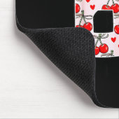 Happy Valentine’s Day 67 Meme Hearts Coquette Bow  マウスパッド (コーナー)