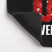 Happy Valentine’s Day 67 Meme Hearts Coquette Bow  マウスパッド (コーナー)