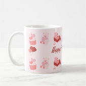 Happy Valentine’s Day Cake Mug コーヒーマグカップ (左)