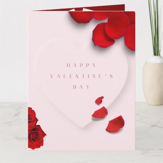 Happy Valentine’s Day Card For Lovebirds カード (正面)