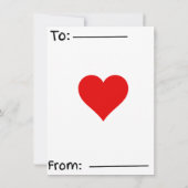 “Happy Valentine’s Day Card –Romantic Love Message (裏面)