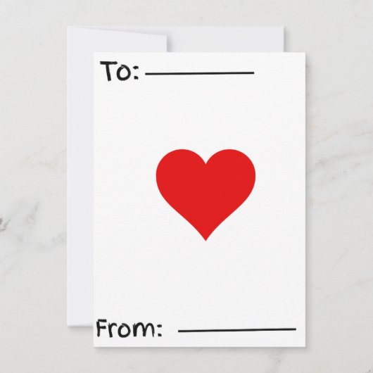 “Happy Valentine’s Day Card –Romantic Love Message (裏面)