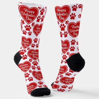 Happy Valentine’s Day Cat Lover Socks ソックス