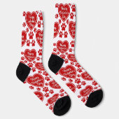 Happy Valentine’s Day Cat Lover Socks ソックス (右)
