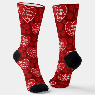 Happy Valentine’s Day Cat Lover Socks ソックス