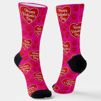 Happy Valentine’s Day Cat Lover Socks ソックス